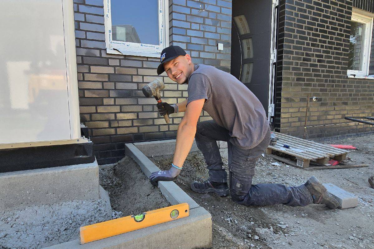 Ausbildung Straßenbauer Azubi Marco bei Mors Tiefbau in Ascheberg-Herbern