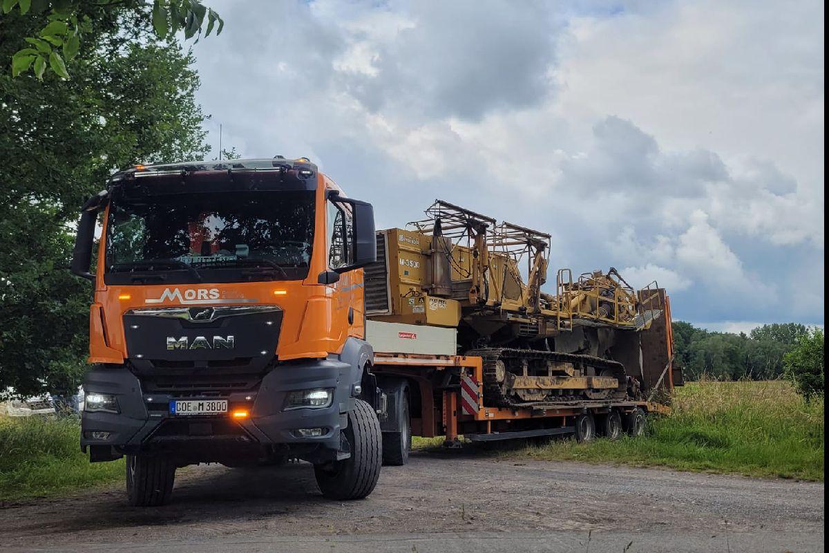 Fuhrpark-Transportgeräte: Langendorf/MAN Tieflader COE M 3401